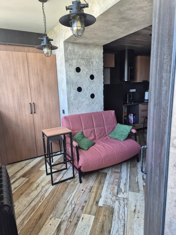 Студия лофт с видом на набережную столицы