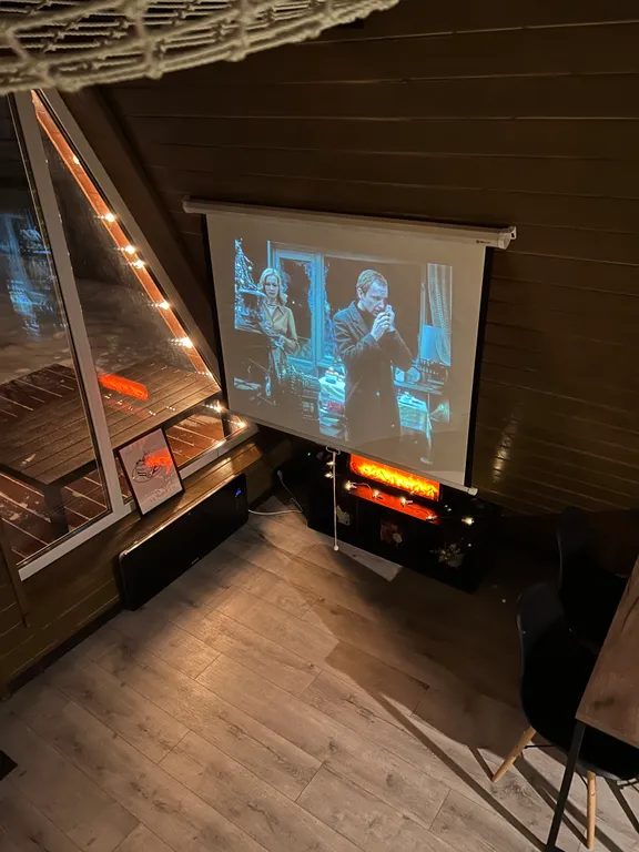 Уютный романтический домик А-фрейм