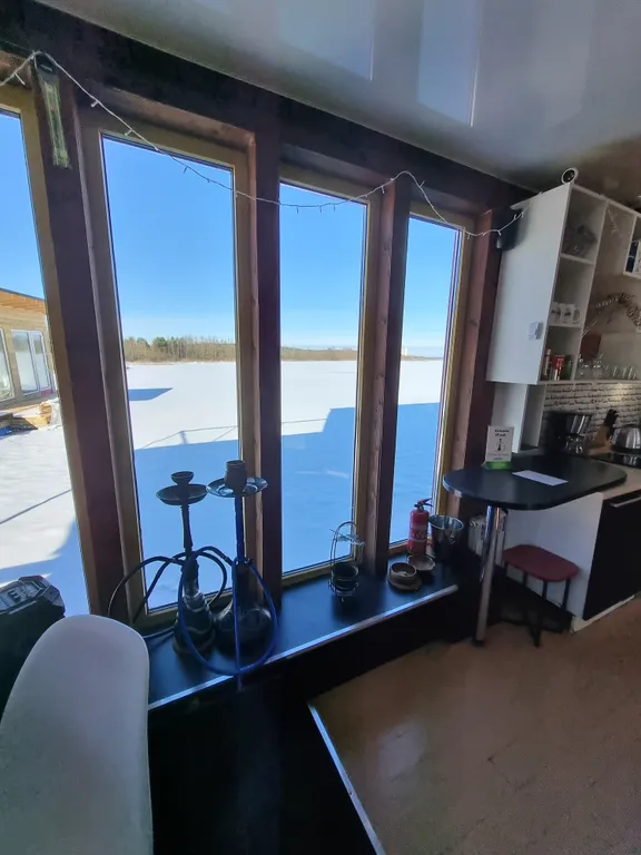 Дом-корабль с баней на Минском море