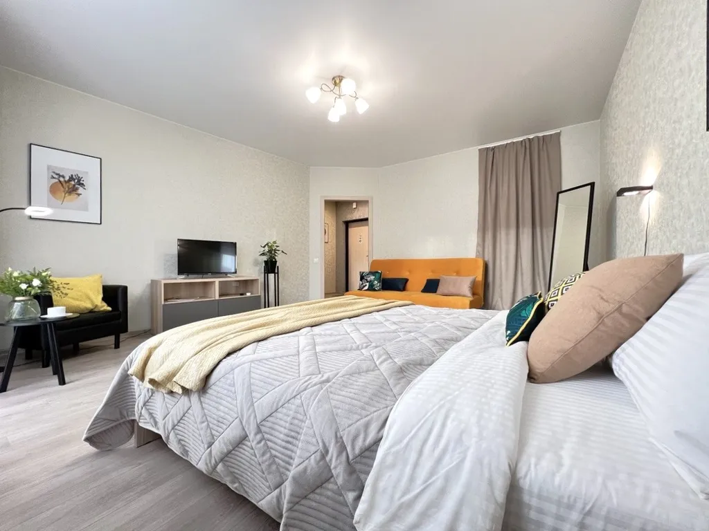 Квартира Квартира Sunny house 2шка студия с качелями на панорамной лоджии — Новосибирск