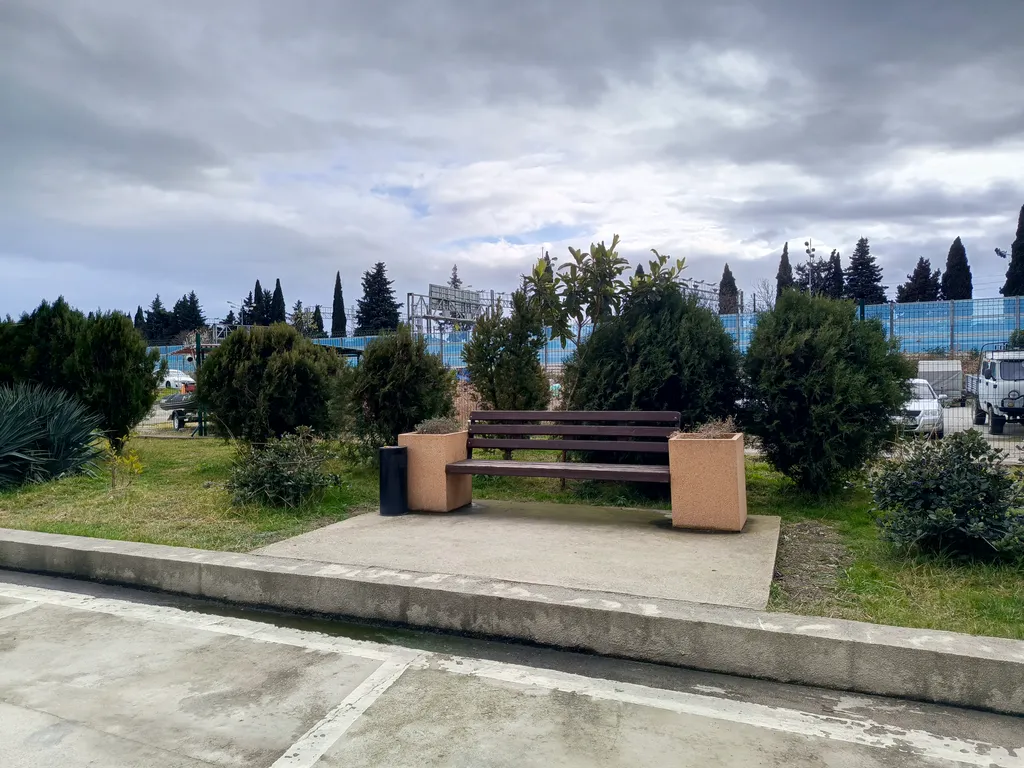 Студия с панорамным окном в Сириусе