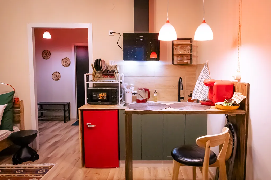 Уютная студия в стиле африки