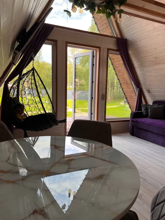 Домик с купелью фурако и русской баней