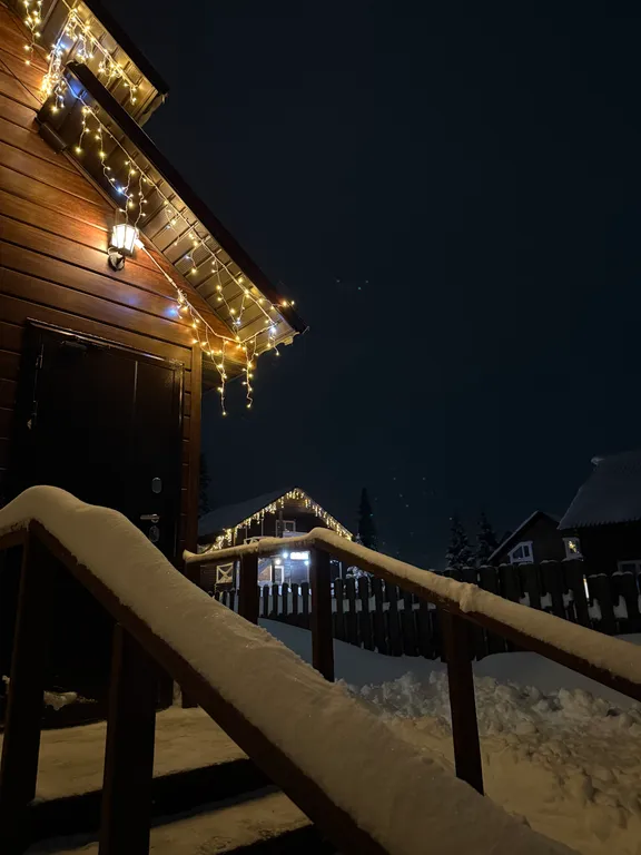 Уютный дом с видом на гору