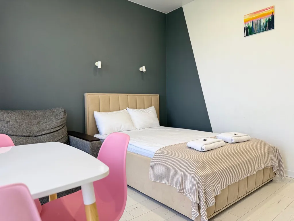 Квартира Квартира Студия с видом на море, горы и бамбуковую рощу в ЖК Сорренто Парк — Сириус