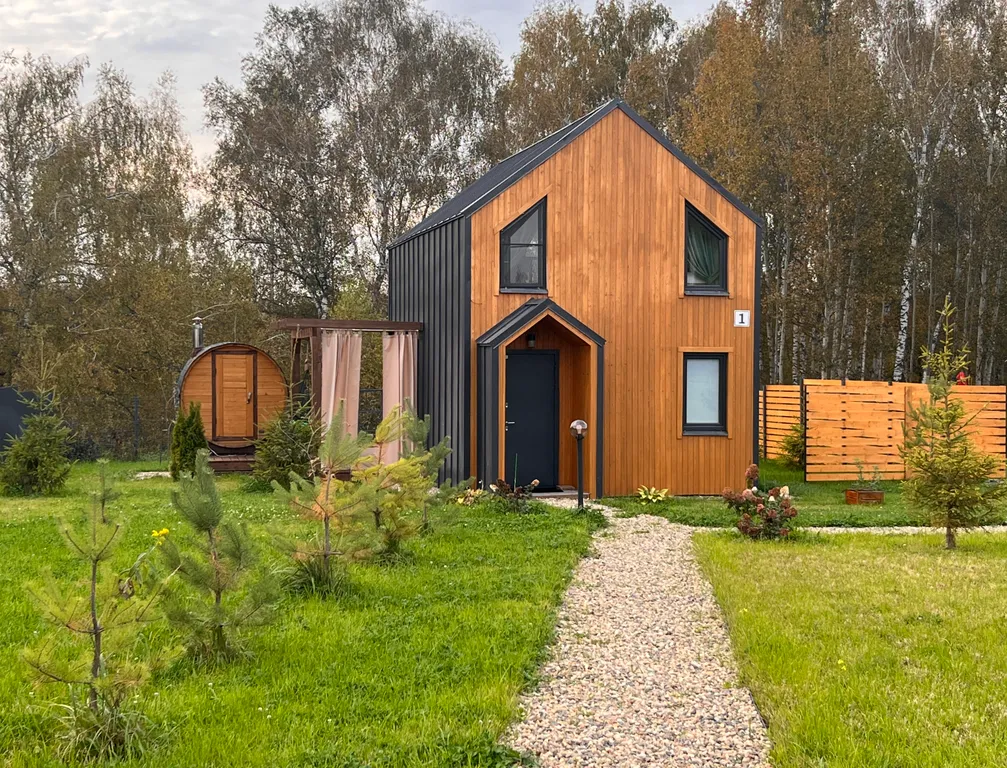 Дом с баней и купелью