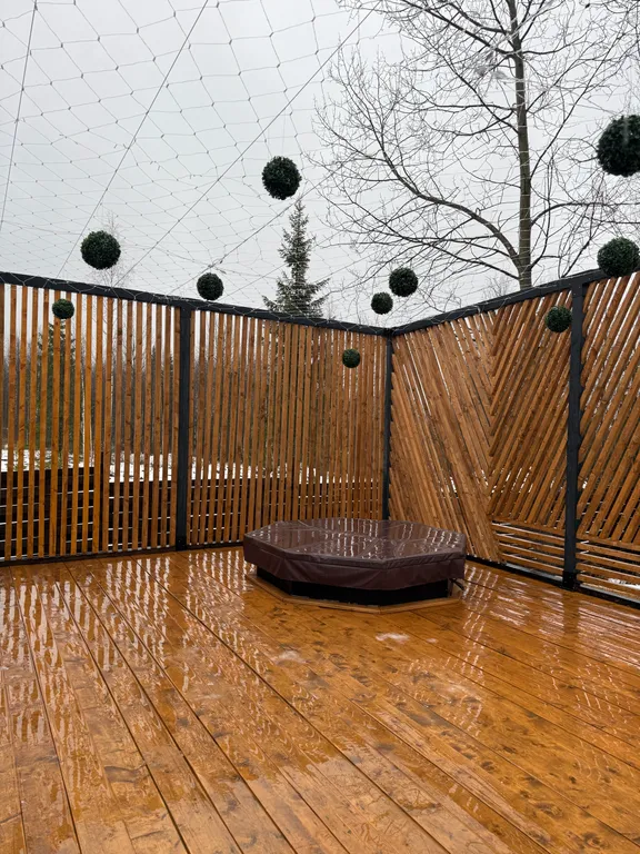 Дом с террасой и банным чаном