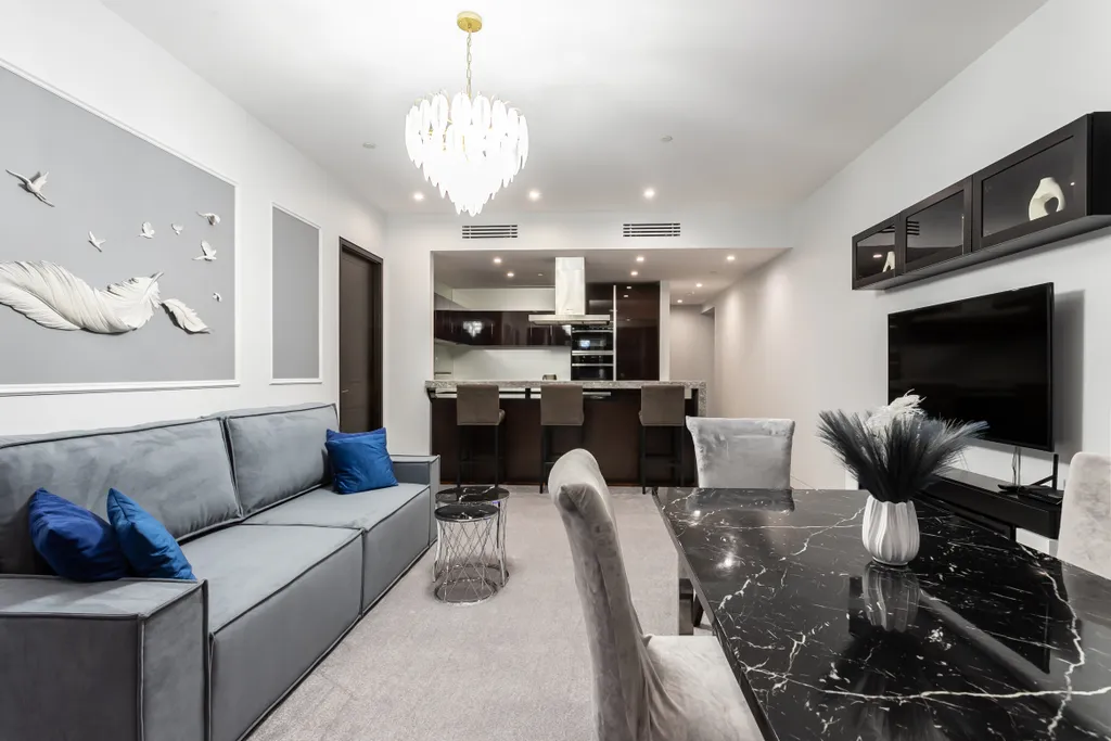 Красивый апартамент в башне ОКО Москва-сити с видом на город