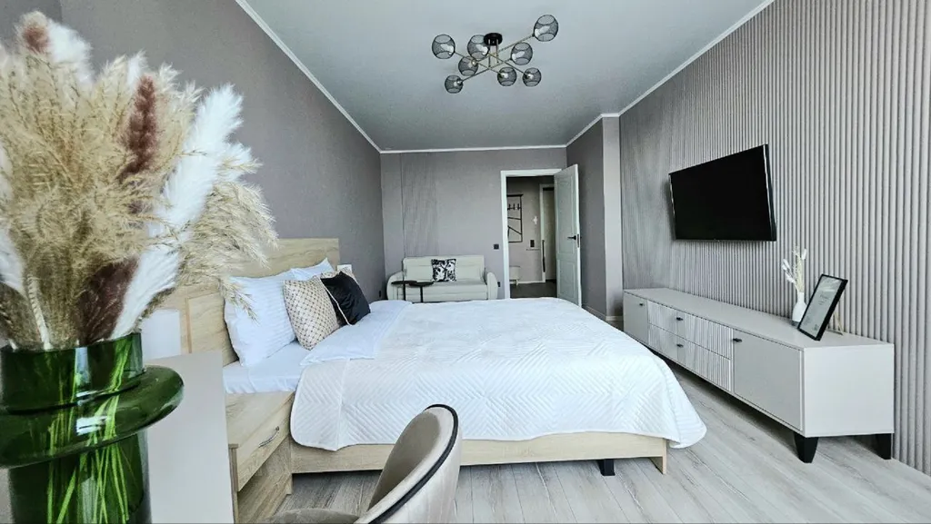 Элегантная квартира Кашемир с видом на Волгу, центр