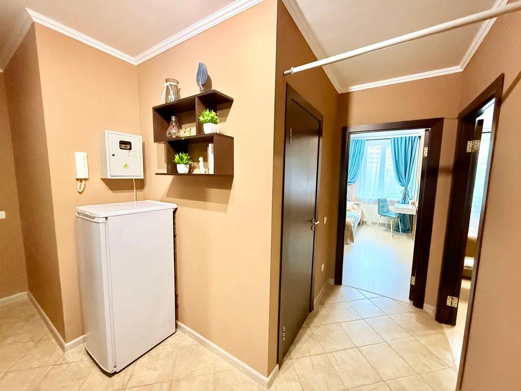 Квартира Квартира Новая Евродвушка рядом с речным вокзалом, разводным мостом и метро — Санкт-Петербург