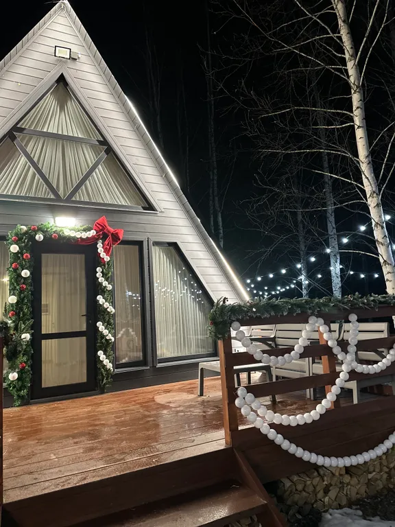 Коттедж Уютный новый дом А-frame Седьмой берег — аренда посуточно в Боровский