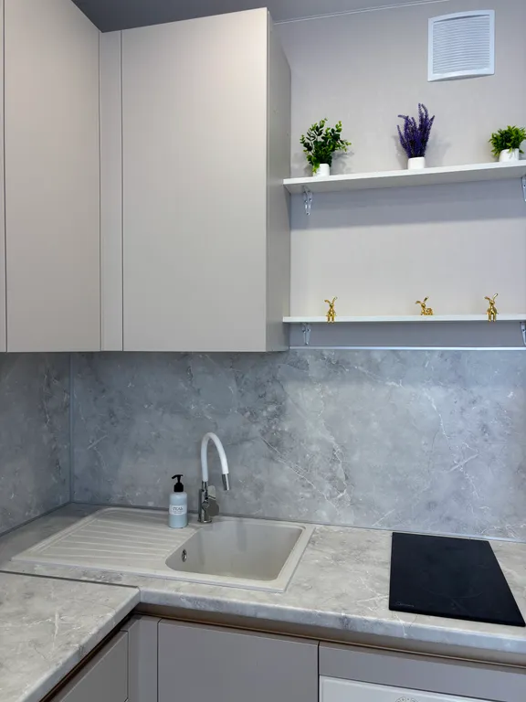 Светлая квартира с красивым видом на город