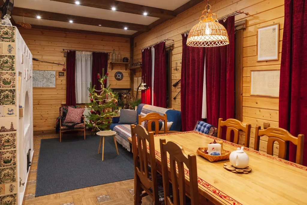 Этаж в доме с одной спальней, гостиной и верандой