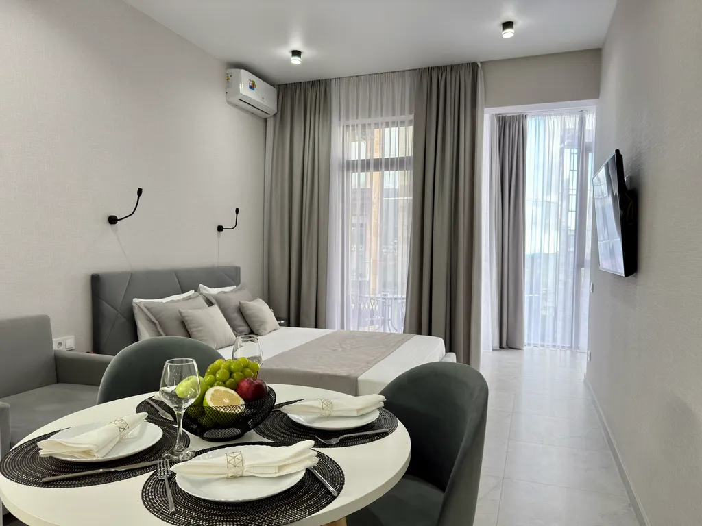 Квартира Квартира Люкс с видом на море и реку с балконом — Лазаревское