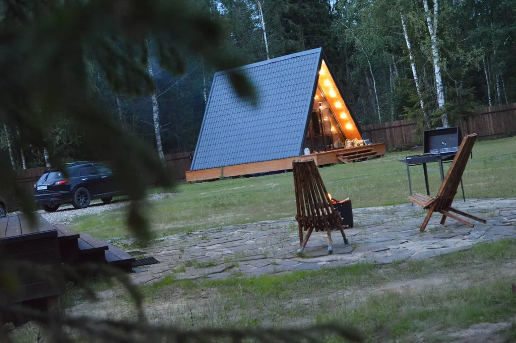 Коттедж Домик Березовый на территории 30 соток — Черноголовка