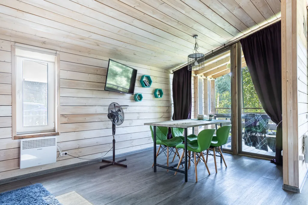 Коттедж на 6 гостей с 2-мя спальнями и кухней-гостиной