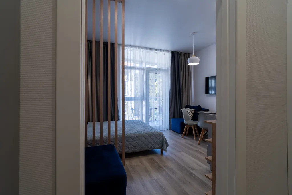 Просторная и комфортная студия в 15 минутах от моря!