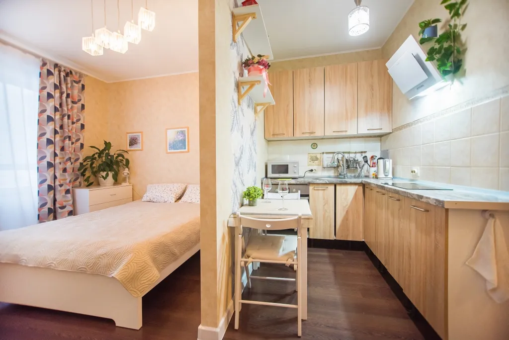 Уютная студия рядом с метро Девяткино