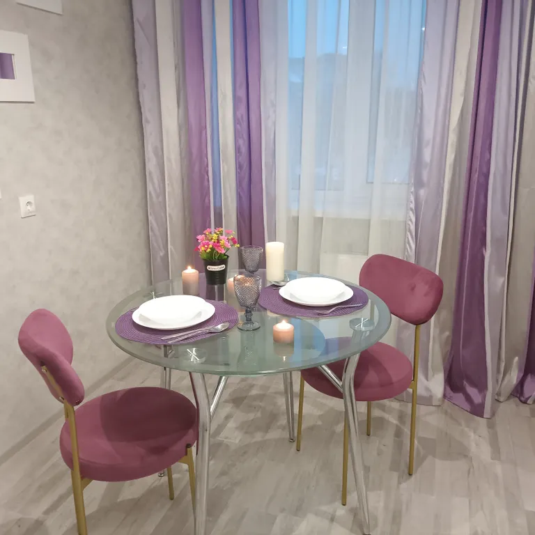 Студия в новом доме с большой ванной и кондиционером