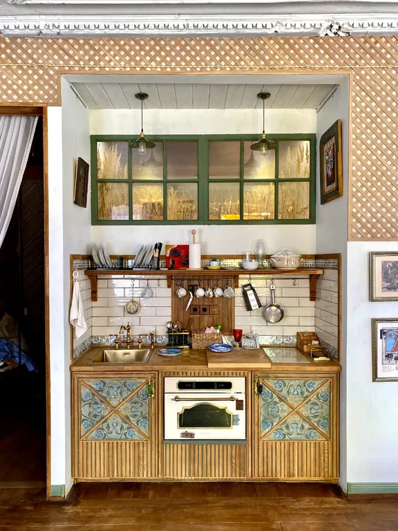 Квартира с витражом