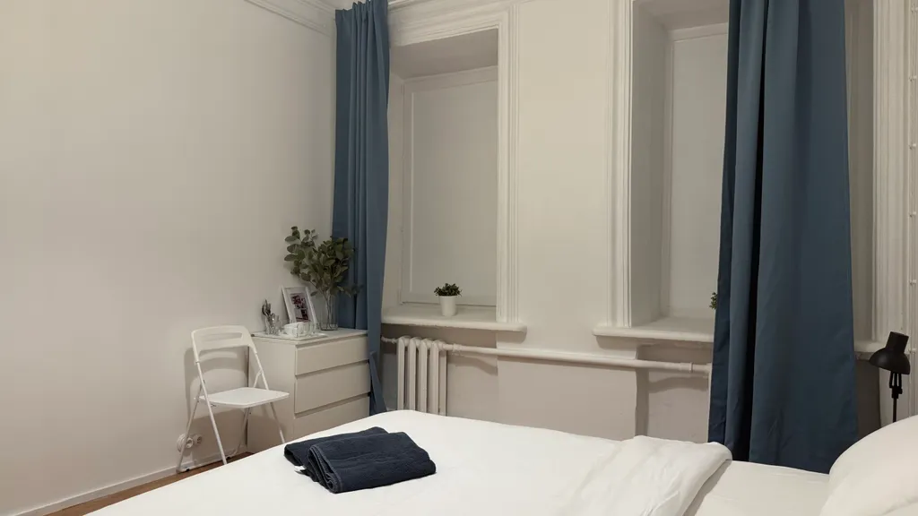 Просторная комната в скандинавском стиле у метро Парк Культуры