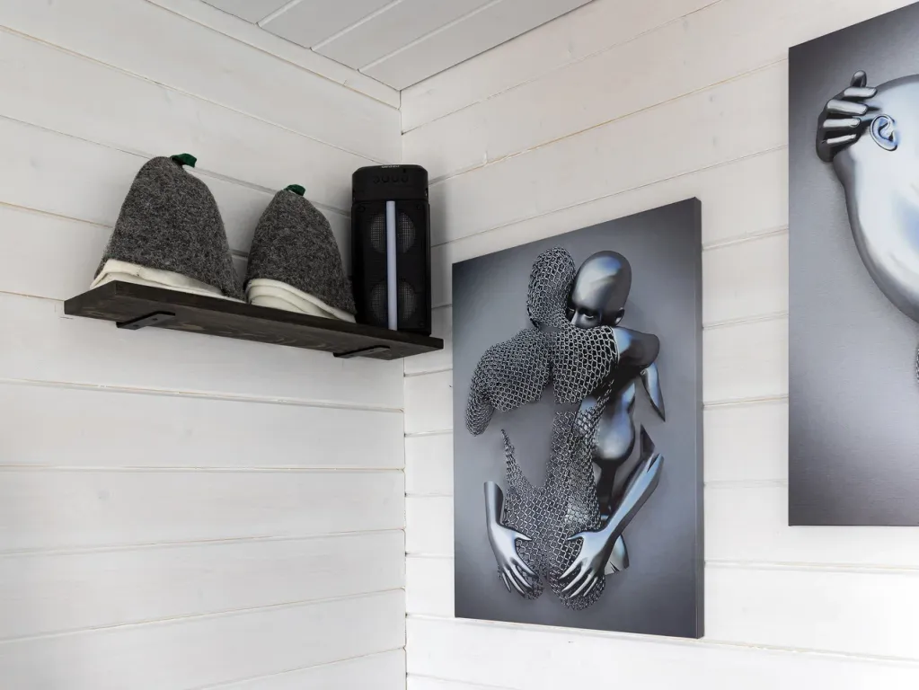 Дизайнерский загородный дом на Финском заливе с баней и купелью