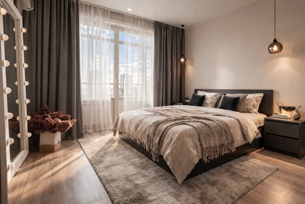 Просторная квартира с видом на Амур и город — аренда посуточно в Хабаровск