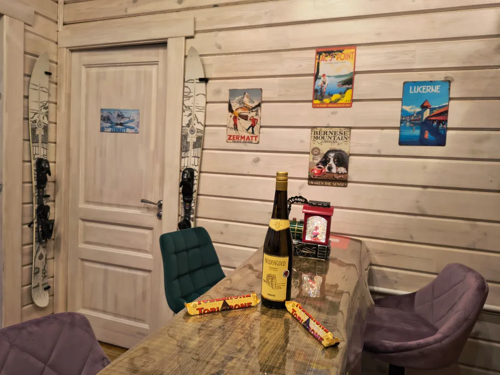 Русская усадьба с баней со швейцарским флёром