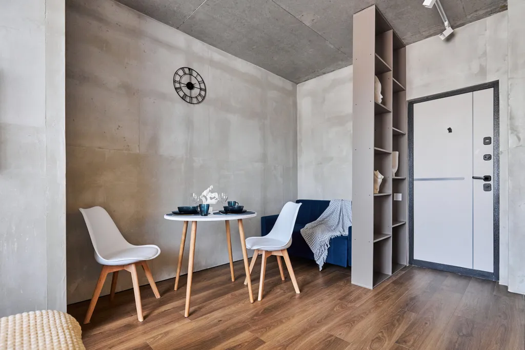 Уютная студия, в стиле лофт