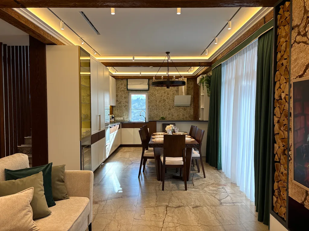 Шале Tech с подогреваемым бассейном и 4 спальнями