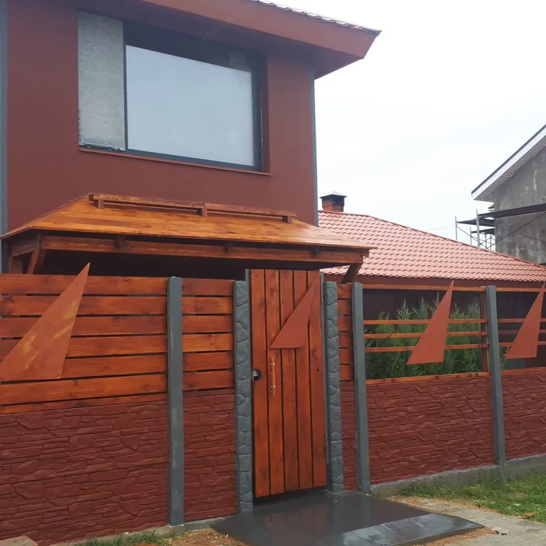 Коттедж Мини-коттедж 18м2 в стиле эко для двоих — Евпатория