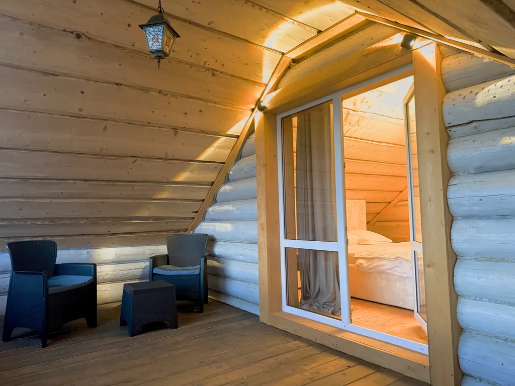 Коттедж Презентабельный и абсолютно экологичный дом из бревна — Красное Село