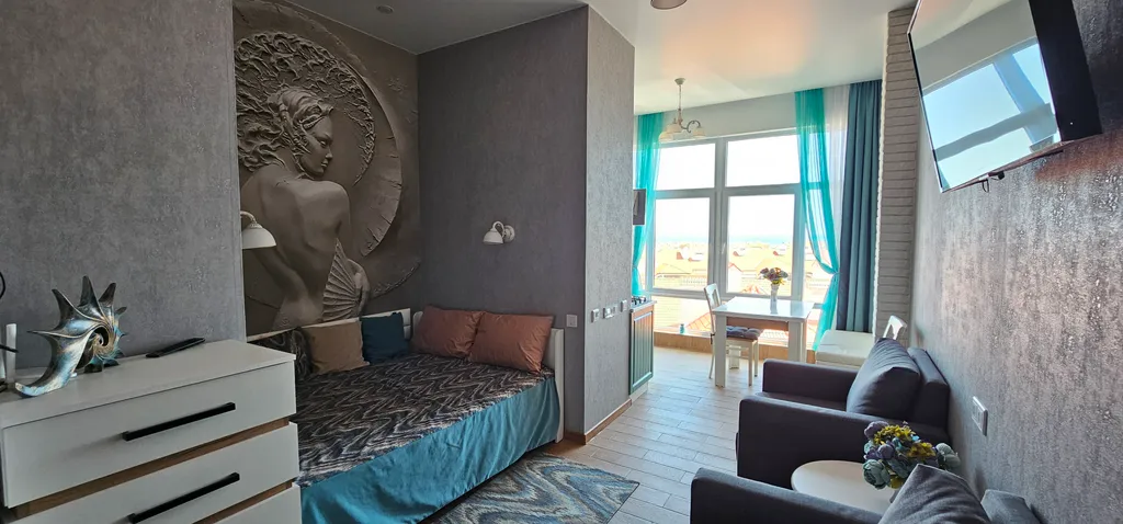 Квартира Квартира Студия с видом на море — Геленджик