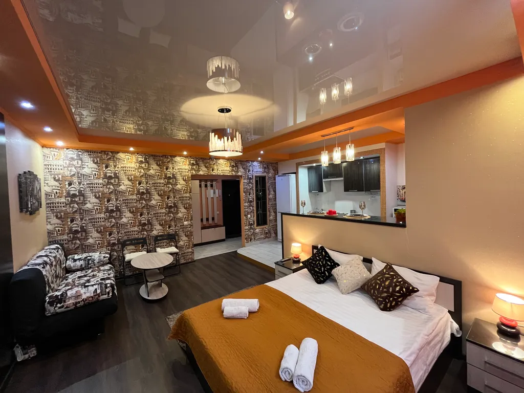 Квартира Квартира Просторная студия в 15 минутах пешком до Тверского Арбата — Тверь