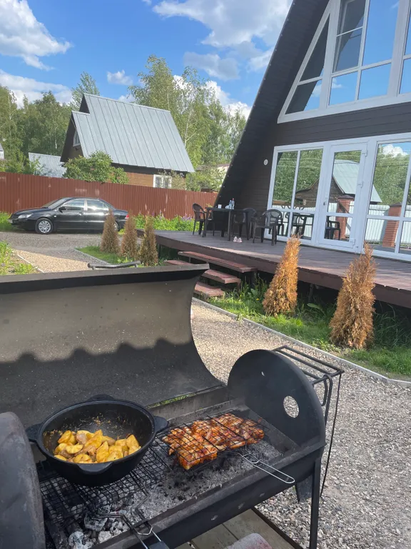 Прекрасный домик в стиле А-фрейм