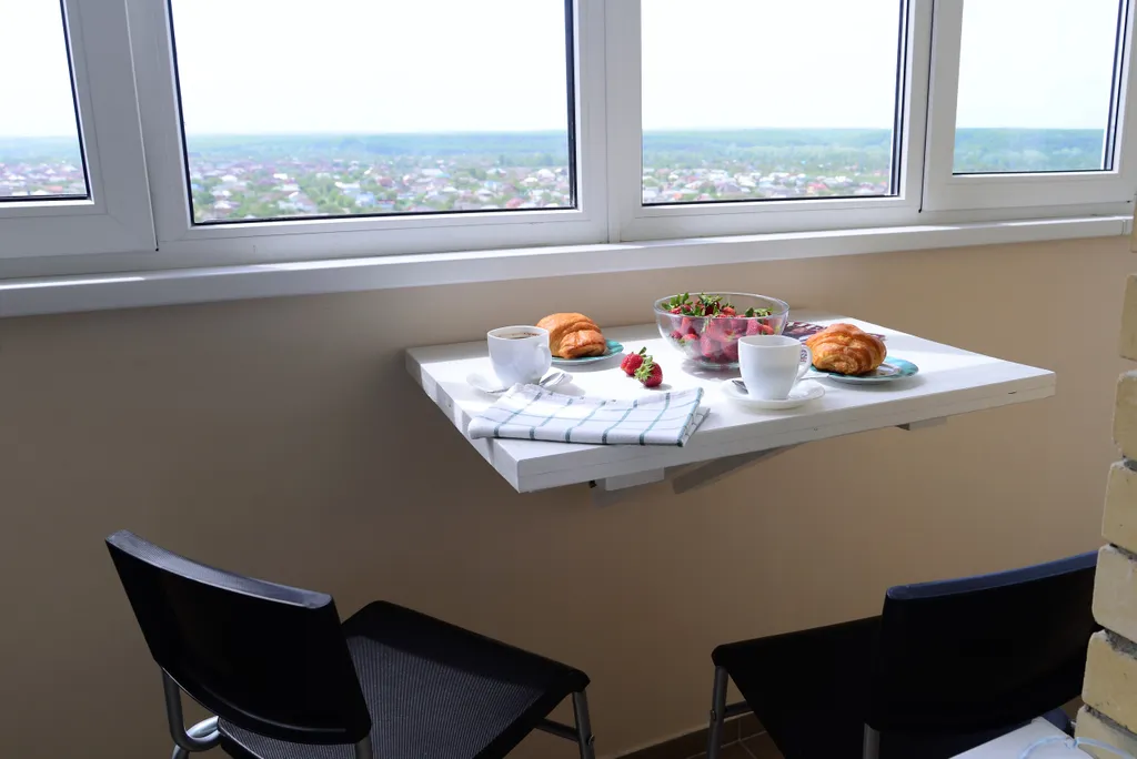 Однокомнатные апартаменты с видом на Кавказские горы