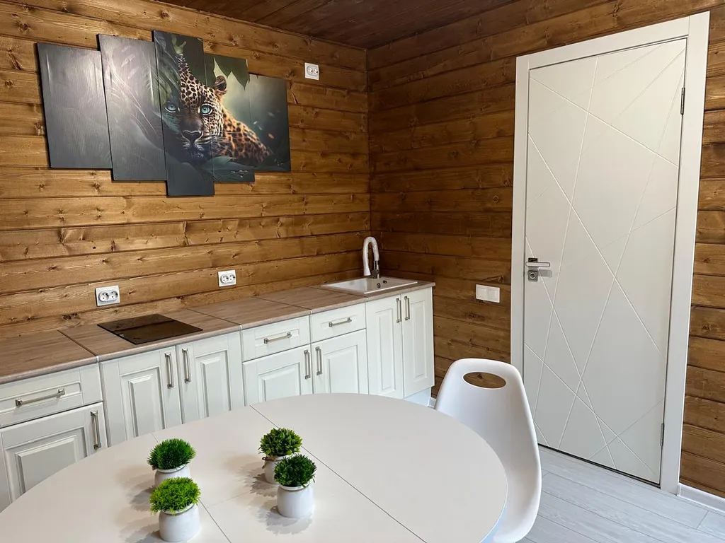 Коттедж Дом в лесу с баней на дровах и горячим фурако — Казань