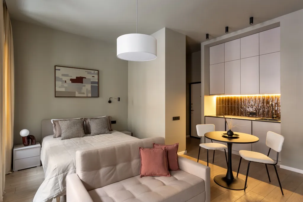 Квартира Mosaic Grey Дизайнерская студия — аренда посуточно в Санкт-Петербург