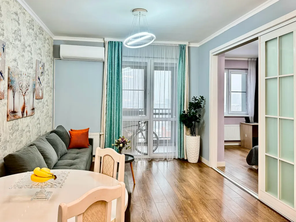 Квартира Open line terra 2 3 комнаты с видом на горы — аренда посуточно в Алматы