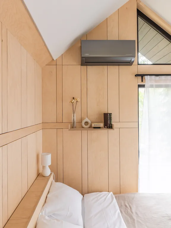 Уютный домик в лесу с купелью фурако и мангалом