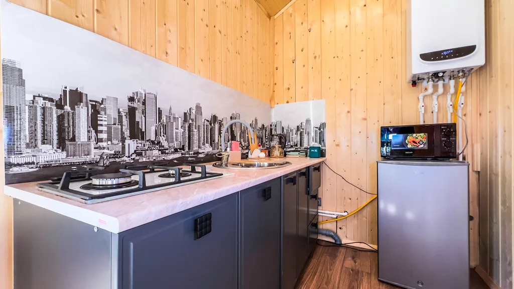Дом 25m2 — чан, кухня, Wi-Fi