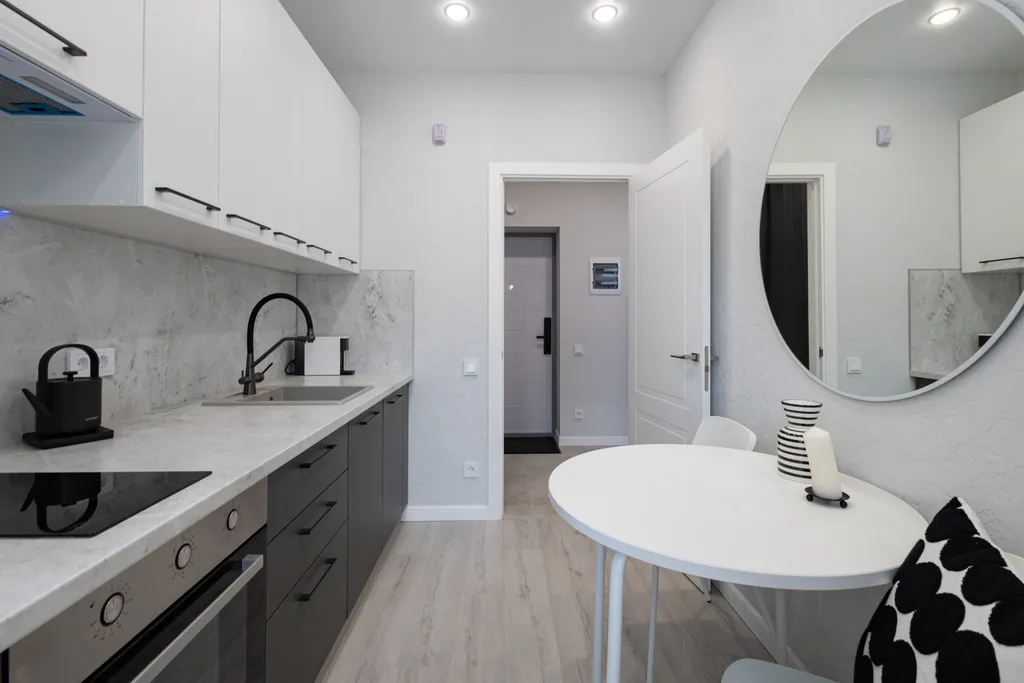 Квартира Стильная квартира с дизайнерским евроремонтом в новом ЖК — Пионерский