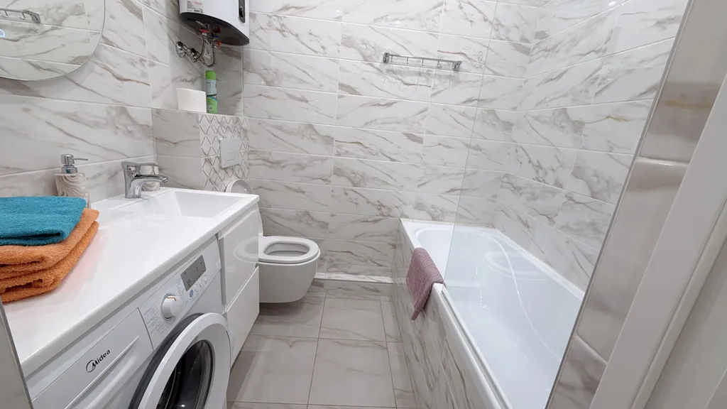 Квартира Квартира Уютная с видом на море, балконом, ванной, бассейном на территории жк — Адлер