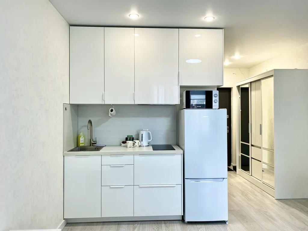 Квартира Квартира Студия с парковочным местом у аэропорта и ЭкспоФорума — Шушары