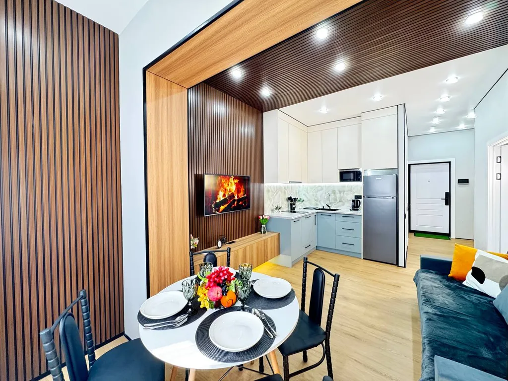 Евродвушка в ЖК Комфорт Сити с видом на горы, рядом с ТЦ MEGA