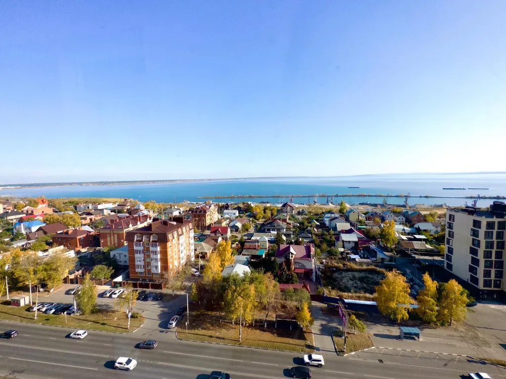 Квартира с видом на город в центре города