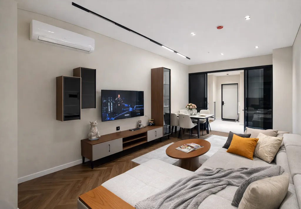 Просторная дизайнерская квартира с панорамным видом на город