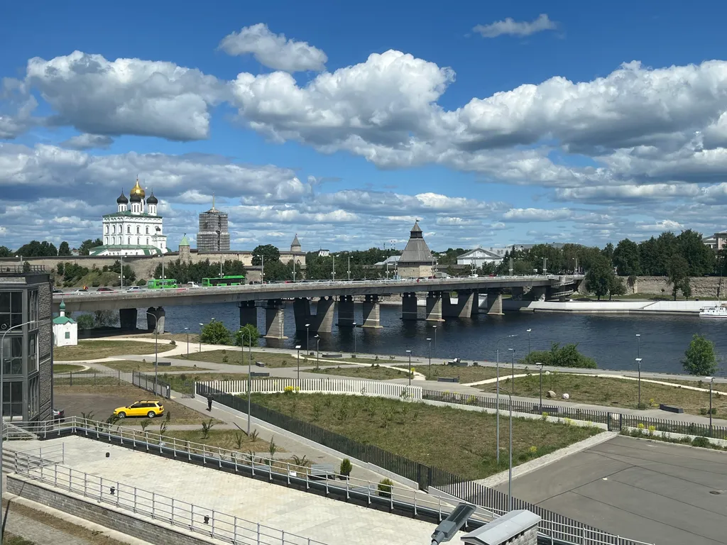 Уютная студия с видом на Кремль