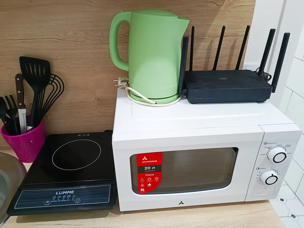 Тихая студия с большой кроватью у станции МЦД-D4 Железнодорожная