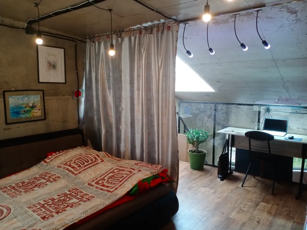 Двухуровневая Лофт-студия в Царском гараже